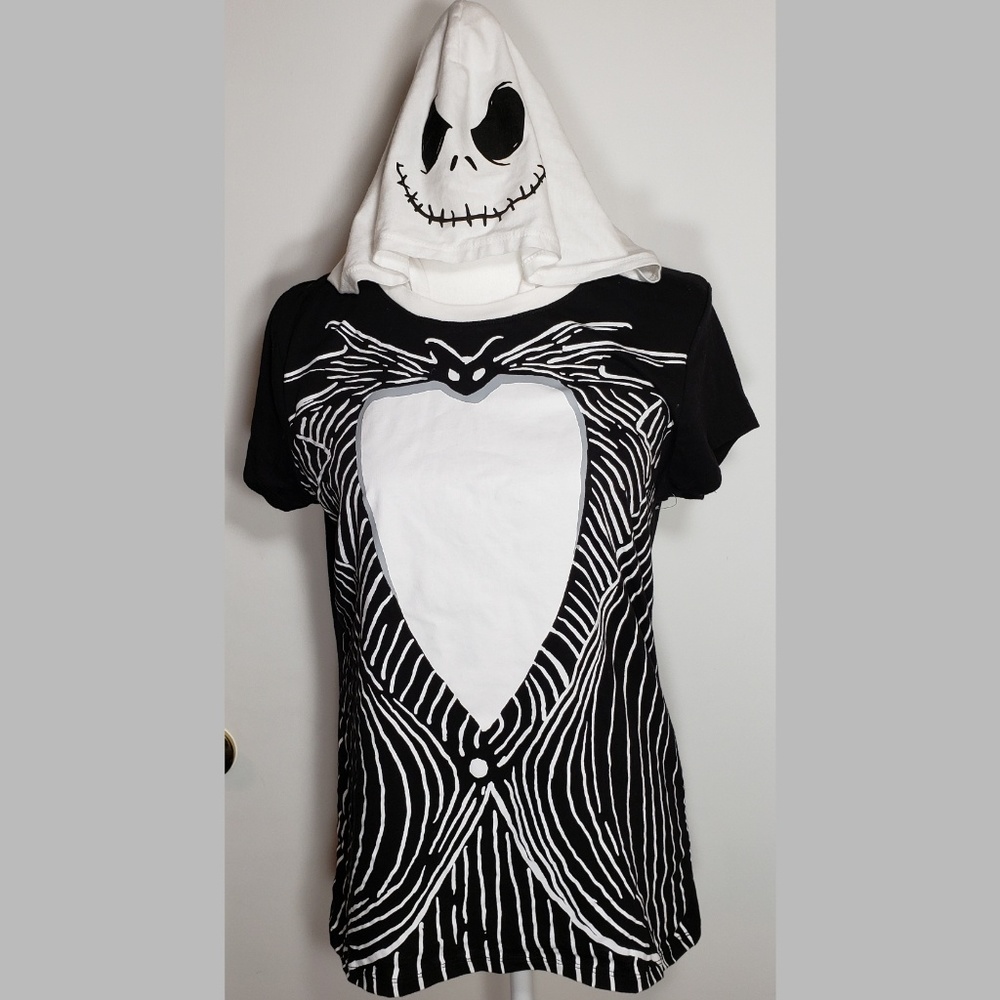 Disney Nightmare Before Chrismas Hooded Shirt